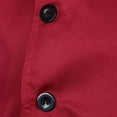 thumbnail image 4 of TISHITA Chef Apparel Unisex Long Sleeve Chef Jacket Coats Restaurant Cook Uniform Red M, 4 of 8
