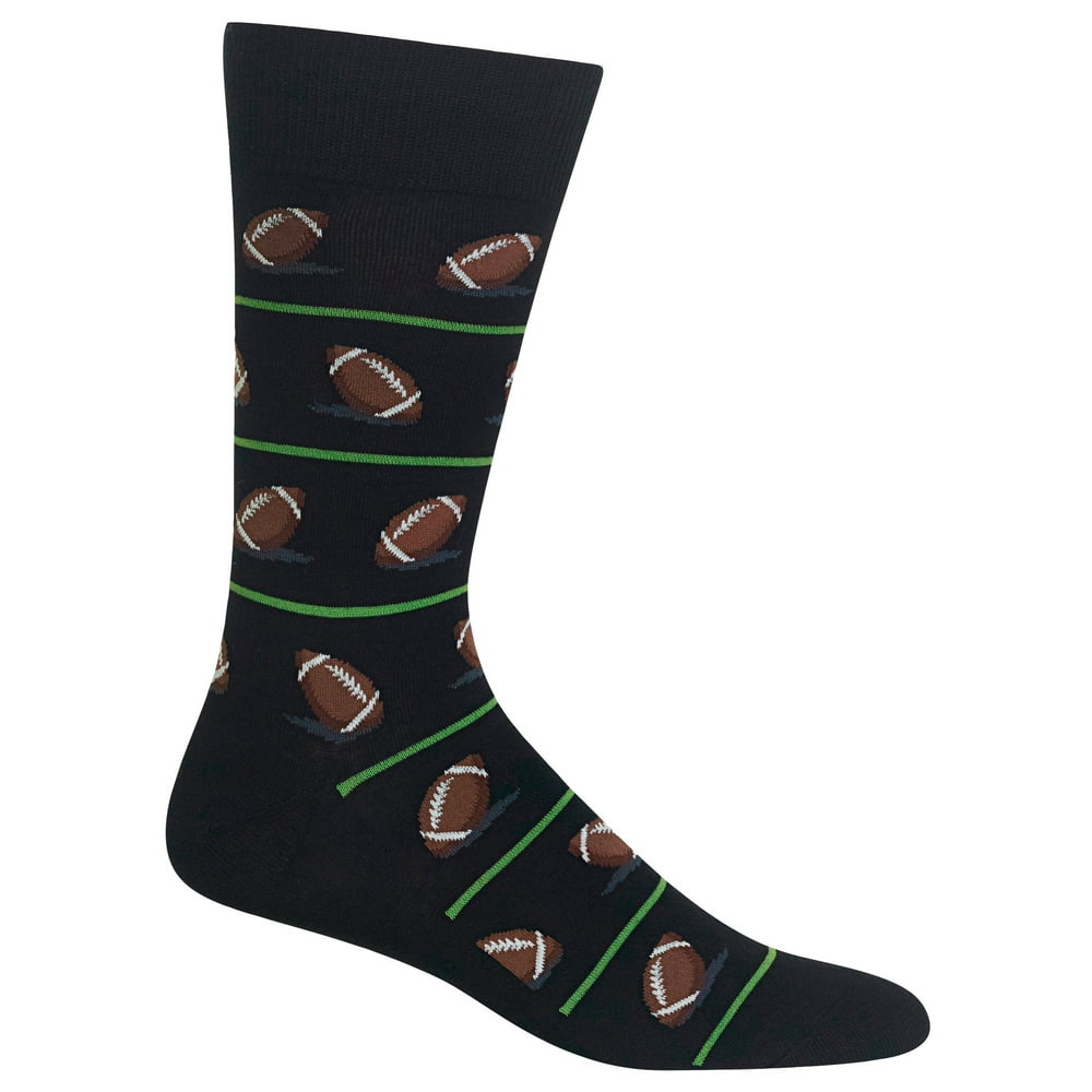 Hot Sox Football Novelty Socks for Men by Hot Sox Black Walmart
