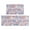 Baseballs and Text White Pattern, variant on Baseballs and Mom Letters White Anti Fatigue Kitchen Rugs Set Of 2, Non Slip Washable Decorative Floor Mats for Kitchen Sink Laundry, 17"x30" and 17"x47"
