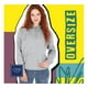 thumbnail image 3 of Sudaderas Para Mujer Hoodie Con Capucha Afelpada Moda Casual, 3 of 8