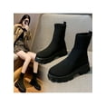 thumbnail image 5 of SIMANLAN Womens Booties Knitted High Top Sock Shoes Fashion Platform Boots, 5 of 5