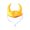 Yellow#0718-33, variant on Halloween Pet Horn Costume Hat Polyester Festive Pet Headwear for Halloween Parties and Photo Shoots Dogs Cats Dress Up Hat