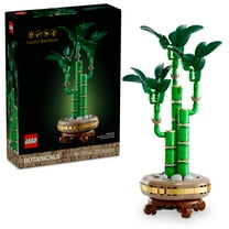 LEGO Botanicals Lucky Bamboo Building Set - Artificial Plants for Indoor Home Décor, Adults Ages 18  Gift for Fathers Day - Fake Plants Decoration for Table, Desk, Office - 10344