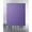 Purple, variant on ADA height 24" refrigerator-freezer for residential use with saffron gold door, stainless steel handle, and white cabinet
