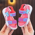 thumbnail image 2 of TOWED22 Boy's Sandals Summer Sports Beach Shoes Outdoor Open toe Sports Sandals for Kids(Red,13.5), 2 of 4