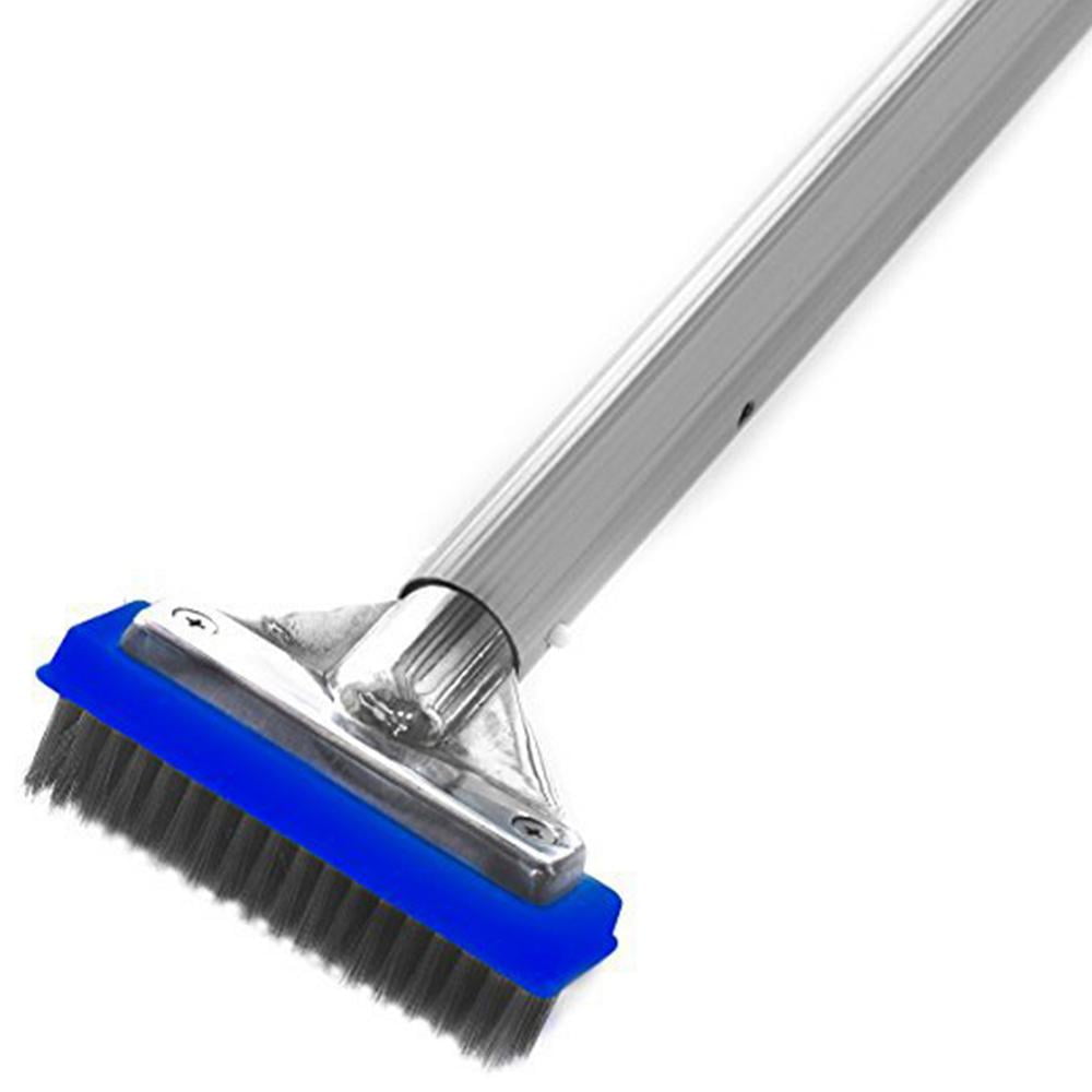 Laideyi Stainless Steel Pool Brush 5 inch Wall Pool Cleaning Brush