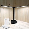 thumbnail image 1 of Led Double Head Table Lamp Double Swing Arm Table Lamp Piano Light Adjustable Brightness, 1 of 5