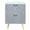 Gray, variant on Nightstand with Metal Legs / Bedside Function / 16"W Drawer Inner Dimension