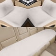 thumbnail image 4 of HOARBOEG 5 Sets Car Front Seat Cushion Soft Warm Faux Rabbit Winter Auto Seat Cover Plush Vehicle Seat Protector Pad With Non-Slip Backing Car Accessories, 4 of 5