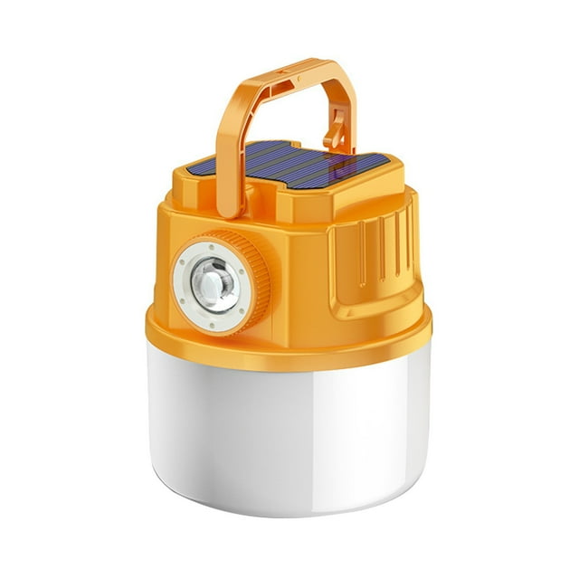 EGNMCR Solar Lights Outdoor, , LED Camping Lantern Rechargeable, 4 Light Modes, 3000mAh Power Bank, IPX6, Perfect Lantern Flashlight For Emergency, Power Outages, Home And More Solar lamp