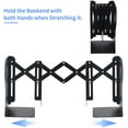 thumbnail image 3 of MSDADA Book Stand Expandable Metal Non-Skid Bookends(Black), 3 of 9