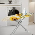 thumbnail image 2 of Renewold Sunflowers Butterfly Ironing Board Cover Standard Size 15x54 Portable Ironing Board Table Top Replacement Covers Scorch and Stain Resistant, 2 of 5