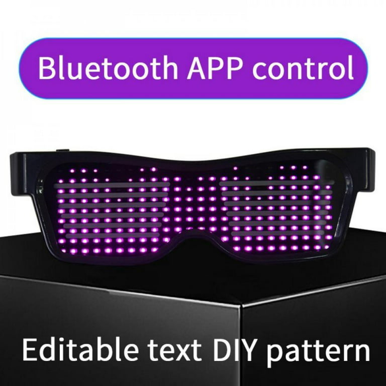 Smart APP Control LED Name Badge Luminous Flashing Light Up