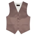 thumbnail image 6 of Dark Mauve Men's Satin Vest Spencer J's - M, 6 of 6