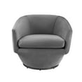 thumbnail image 5 of Modway Series Performance Velvet Fabric Swivel Chair in Gray, 5 of 9
