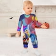thumbnail image 3 of Animated Inside Out Baby Rompers One-Piece Long Sleeve Jumpsuit Bodysuits Newborn Infant Toddler Outfit Kid Clothes Sets, 3 of 8