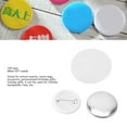 thumbnail image 4 of Pin Back Button Parts, 100 Sets Blank Button Making Supplies Antirust DIY Round Badge Button Parts For Clothes Backpacks, Including Metal Shells Plastic Back Cover And Clear Film, 4 of 8