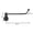 Black, variant on Wall Mounted Drying Rack Laundry Clothes Hanger