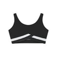 thumbnail image 4 of Yanarno Kids Girls Cami Crop Top Sleeveless Training Bra Sports Vest Sportswear Underwear Black 6, 4 of 6