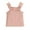 Pink, variant on QHFBli Girls Ruffle Short Sleeve Shirts Neck Ribbed Knit Summer Pullover Tops Beige 3-4 Years