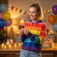 thumbnail image 3 of Goleeg Rainbow Candles for Cakes, Number 4 Candle Rainbow Cake Topper Rainbow Birthday Number Candles for Birthday Decorations Cartoon Themed Party Supplies, 3 of 5