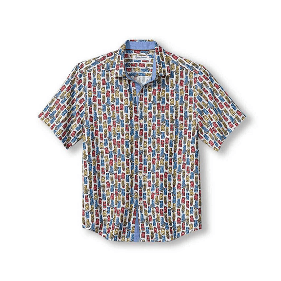 Tommy Bahama IslandZone Coconut Point Tini Tiki Camp Shirt - Continental, S