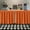 Orange, variant on Magic Tape No Drill Shelf Cover Curtain, Waterproof Oil‑Resistant Dustproof Privacy Cabinet Curtain, Practical Short Curtain for Kitchen Sink Closet Bookcase Home Decorative Arrangement