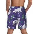 thumbnail image 2 of Lsque Mens Swim Trunks Cute Dog Pattern - Bathing Suit Compression Liner - Beach Swim Shorts Swimwear - (S-3XL) - Stretch Quick Dry -XX-Large, 2 of 9