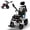 Black, variant on Auto Reclining Electric Wheelchair, 350 lbs Weight Capacity, 19 Miles Battery Range, Electric Wheelchairs for Adults, US Based Support, Remote Controlled Lightweight Wheel Chair, IQ-9000 by Majestic
