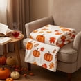 thumbnail image 6 of Dxssxc Thanksgiving Flannel Throw Blanket 27.6x39.4in, 4 Fall Patterns, for Sofa Bed Camping Cozy Warm Lightweight Cover, 6 of 6