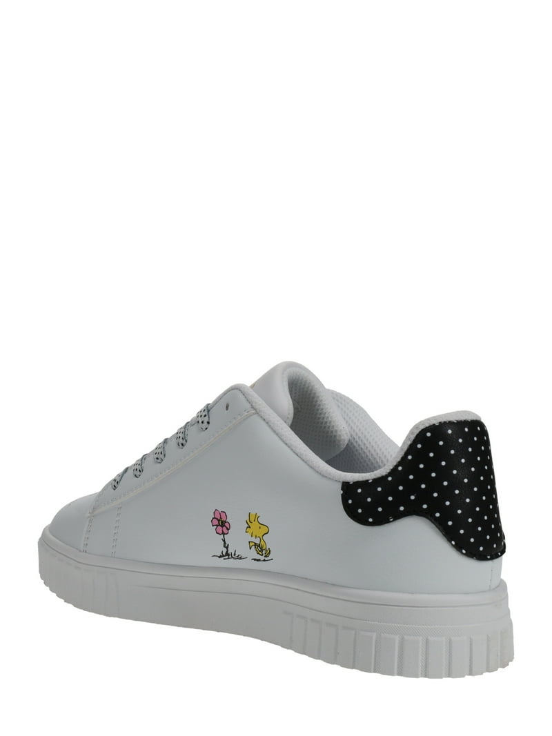 Snoopy By Peanuts Women's White Casual Sneakers - Walmart.com