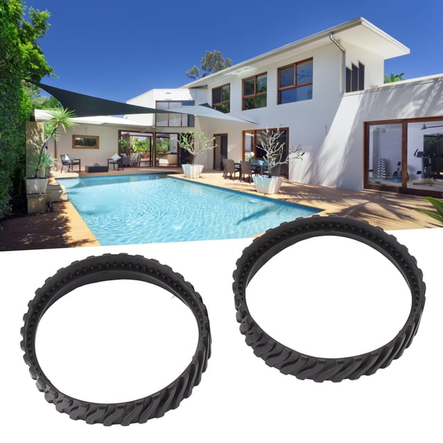 Pool Cleaner Replacement Track, Pool Cleaner Wheel Track Heavy Duty Rubber Easy Assembly For Pool Vacuum Machine