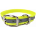 thumbnail image 1 of Heavy Duty Reflective Dog Collar \u Adjustable and with Durable Metal Buckle and Rings Odor chew Dog Collar for Small Medium and Large Dogs (Large Pink), 1 of 8