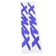 thumbnail image 3 of Par de pegatinas con emblemas de motocicleta tridimensionales para XMAX 125, 250 y 400 (azules), 3 of 14