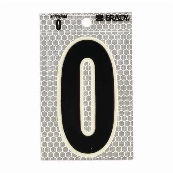 NumberLabel,3-1/2inH,2-1/2inW,PK10 3010-0