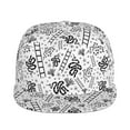 thumbnail image 2 of Fotbe Hand Drawn Snake Flat Bill Visor Cap Classic Snapback Hat Polyester Foam Trucker Hat Trucker Cap Adjustable Baseball Cap, 2 of 9