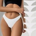 thumbnail image 2 of Seamless Women Underwear Thongs,No Show Ladies Thong,No Line Breathable Soft Solid Panties Undies for Women 6-Pack, 2 of 5