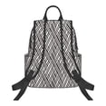 thumbnail image 2 of Balery Black White Stripes Lightweight Backpack for Men and Women - Durable and Water-Resistant, Ideal for School, Work, Travel, and Everyday Use, 2 of 9