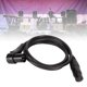 thumbnail image 1 of Cable Balanceado De Micrófono XLR, Cable De Micrófono XLR Macho A Hembra De 4.9 Pies, Conector Macho De ángulo Recto Flexible Sin Pérdidas, Chapado En Ilver Para Altavoz, 1 of 7