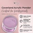 thumbnail image 3 of TONES COVER LAND ACRYLIC NAIL POWDER I'M ALIVE PURPLE| limited edition acrylic powder for nail design | sculpting and masking bed imperfections | nail supplies (1.5 oz), 3 of 5