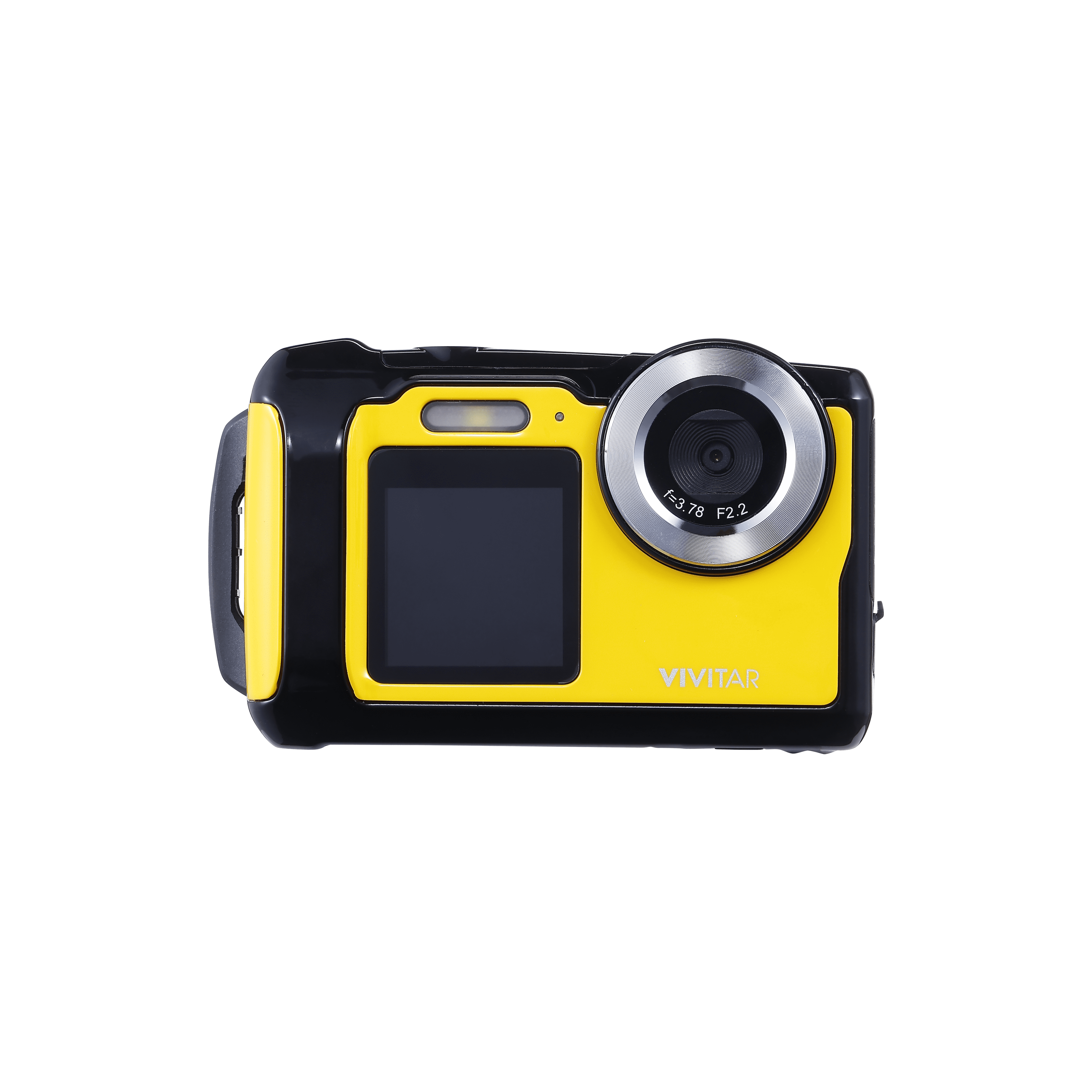 Appareil photo numérique étanche Vivitar 20 Mpx avec écran de 2,0 po, zoom numérique 4× et Wi-Fi intégré, jaune