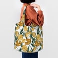 thumbnail image 4 of Vsdgher Yellow Tulips Print canvas Tote Bag, Lightweight Cloth Bags, Suitable for shopping, groceries, travel, 4 of 4