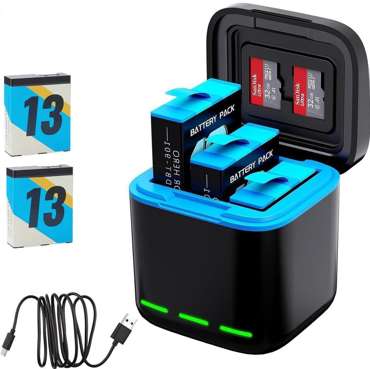 GoPro HERO8/HERO7 Black Dual Battery Charger and Battery