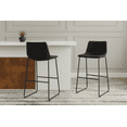 thumbnail image 2 of Barton Bar Height Bar Stools Set of 2, 30" Barstools With Backs For Kitchen Island Counter, Modern Bar Stools For Kitchen Island, Easy Assembly, Black, 2 of 6