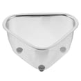 thumbnail image 4 of 1 cesta de almacenamiento de esquina para fregadero, forma triangular, cesta de drenaje para fregadero de cocina, 4 of 8