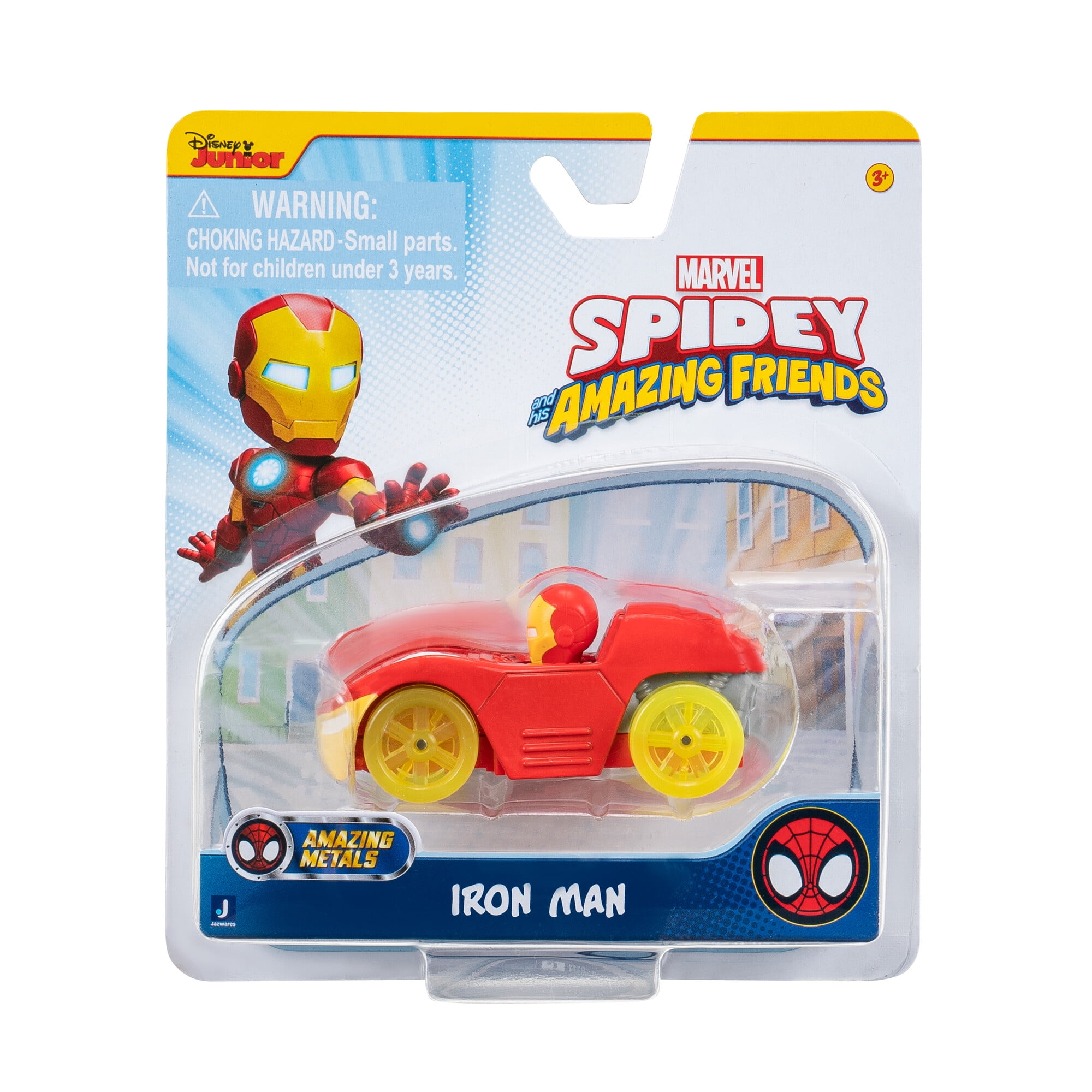 Spidey and His Amazing Friends Diecast Metal Play Vehicles – Toddler Toy, Styles May Vary