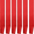 thumbnail image 3 of ruhuadgb 5pcs Red Party Sash Solid Color Costume Accessory Fabric Bride Shoulder Strap Wedding Award Ceremony Sash Etiquette Ribbon Decoration, 3 of 6