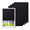 Black-24"W x 72"H - 6 PC, variant on Blackout Paper Window Blinds Black 48"W x 72"H - 12 PC Temporary Cut-to-Size Use