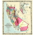 thumbnail image 2 of Eddy 26x29 Gold Ornate Wood Framed with Double Matting Museum Art Print Titled - California - Eddy 1854, 2 of 4