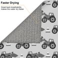 thumbnail image 4 of Dish Drying Mat, Gray Tractor Highly Absorbent Drying Matt Kitchen Counter, Dish Mat Drying Pad Dishes Drainer Mats for Kitchen Counter or Sink, 16 x 18 inch, 4 of 6